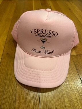 OTTO Pink Espresso Martini Social Club Trucker Hat